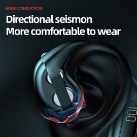 Bone Conduction Earphone bluetooth V5.3 Low Latency 13mm Dynamic Driver HiFi Stereo 200mAh LED Battery Display IPX6 Waterproof Outdoors Sports Earhooks Headset
 Bone Conduction Earphone bluetooth V5.3 Low Latency 13mm Dynamic Driver HiFi Stereo 200mAh LED Battery Display IPX6 Waterproof Outdoors Sports Earhooks Headset