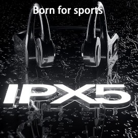 Bone Conduction Headphones Bluetooth 5.3 Wireless Ear Hook Headset IPX5 Waterproof Sport Earphones Lightweight Earbuds With Mic
 Bone Conduction Headphones Bluetooth 5.3 Wireless Ear Hook Headset IPX5 Waterproof Sport Earphones Lightweight Earbuds With Mic
