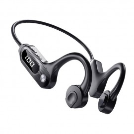Bone Conduction Headphones Bluetooth 5.3 Wireless Ear Hook Headset IPX5 Waterproof Sport Earphones Lightweight Earbuds With Mic
 Bone Conduction Headphones Bluetooth 5.3 Wireless Ear Hook Headset IPX5 Waterproof Sport Earphones Lightweight Earbuds With Mic