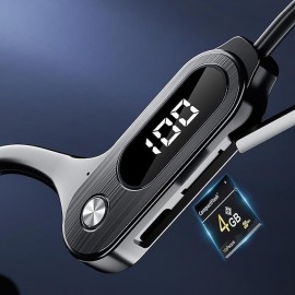 Bone Conduction Headphones Bluetooth 5.3 Wireless Ear Hook Headset IPX5 Waterproof Sport Earphones Lightweight Earbuds With Mic
 Bone Conduction Headphones Bluetooth 5.3 Wireless Ear Hook Headset IPX5 Waterproof Sport Earphones Lightweight Earbuds With Mic