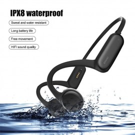 Bone Conduction Bluetooth Earphone X18 Pro Wireless Headphones IPX8 Swimming IPX4 Waterproof Headset Built-in 8GB
 Bone Conduction Bluetooth Earphone X18 Pro Wireless Headphones IPX8 Swimming IPX4 Waterproof Headset Built-in 8GB