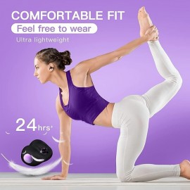 Wireless Ear Clip Bone Conduction Headphones Headset Clip On Open Ear Earbuds Bone Conduction Earbuds Head Set Workout Cycling Running Work Headphones Bone Conducting Induction Earphones
