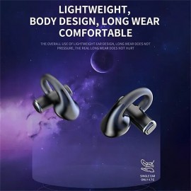 Sport Bluetooth Headphones Noise Cancelling Wireless Headsets Gaming Earphones Not in Ear Stereo Earbuds Led Power Display Charging Case for Smartphone
