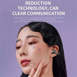 Sport Bluetooth Headphones Noise Cancelling Wireless Headsets Gaming Earphones Not in Ear Stereo Earbuds Led Power Display Charging Case for Smartphone
