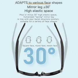 F07 Smart Glasses Headphones, Wireless Earphone Bluetooth 5.0 Eyeglasses Outdoor Sports Earphone Talk Music Anti-blue Glasses
 F07 Smart Glasses Headphones, Wireless Earphone Bluetooth 5.0 Eyeglasses Outdoor Sports Earphone Talk Music Anti-blue Glasses