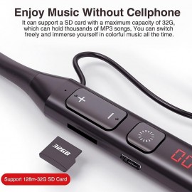 3 In1 Bluetooth 5.0 Earphone Wireless Bluetooth Headset with Microphone Magnetic Neckband Earphones Waterproof Sports In-ear Headphone Support TF Card FM Mode
 3 In1 Bluetooth 5.0 Earphone Wireless Bluetooth Headset with Microphone Magnetic Neckband Earphones Waterproof Sports In-ear Headphone Support TF Card FM Mode