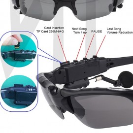 Smart Glasses Headphones, Wireless Bluetooth 5.0 Calling Eyeglasses Sport HD Audio Hands-Free Music Anti-Blue Eyeglasses Outdoor
 Smart Glasses Headphones, Wireless Bluetooth 5.0 Calling Eyeglasses Sport HD Audio Hands-Free Music Anti-Blue Eyeglasses Outdoor