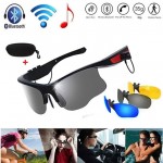 Smart Bluetooth 5.0 Eyelasses Polarized Lenses Men Women Sports Outdoor Glasses With In-Ear BT Earphones Headphones
