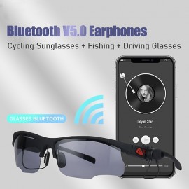 Smart Bluetooth 5.0 Eyelasses Polarized Lenses Men Women Sports Outdoor Glasses With In-Ear BT Earphones Headphones
 Smart Bluetooth 5.0 Eyelasses Polarized Lenses Men Women Sports Outdoor Glasses With In-Ear BT Earphones Headphones