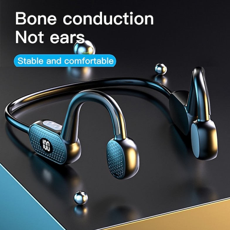 iMosi X6 Bone Conduction Headphone Ear Hook Bluetooth5.0 Sports Ergonomic Design Wireless Sports earbuds Handsfree Running Gaming Bluetooth Earphone
 iMosi X6 Bone Conduction Headphone Ear Hook Bluetooth5.0 Sports Ergonomic Design Wireless Sports earbuds Handsfree Running Gaming Bluetooth Earphone
