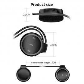 Wireless Bluetooth Headset Flexible Ear Cover Headphone Stereo Earphone Support TF Card MP3 Player Over Ear Headset
 Wireless Bluetooth Headset Flexible Ear Cover Headphone Stereo Earphone Support TF Card MP3 Player Over Ear Headset