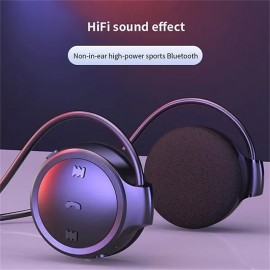Wireless Bluetooth Headset Flexible Ear Cover Headphone Stereo Earphone Support TF Card MP3 Player Over Ear Headset
 Wireless Bluetooth Headset Flexible Ear Cover Headphone Stereo Earphone Support TF Card MP3 Player Over Ear Headset