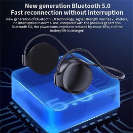 Wireless Bluetooth Headset Flexible Ear Cover Headphone Stereo Earphone Support TF Card MP3 Player Over Ear Headset
 Wireless Bluetooth Headset Flexible Ear Cover Headphone Stereo Earphone Support TF Card MP3 Player Over Ear Headset
