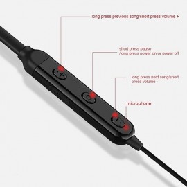 Bluetooth Headphones Neckband Wireless Headset Noise Cancelling Stereo Earbuds Sport Sweatproof Earphones with Mic for IPhone Android Phone
 Bluetooth Headphones Neckband Wireless Headset Noise Cancelling Stereo Earbuds Sport Sweatproof Earphones with Mic for IPhone Android Phone