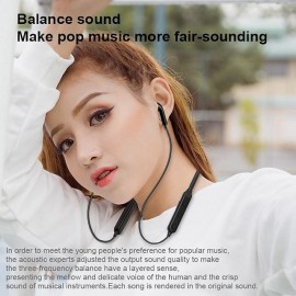 Bluetooth Headphones Neckband Wireless Headset Noise Cancelling Stereo Earbuds Sport Sweatproof Earphones with Mic for IPhone Android Phone
 Bluetooth Headphones Neckband Wireless Headset Noise Cancelling Stereo Earbuds Sport Sweatproof Earphones with Mic for IPhone Android Phone