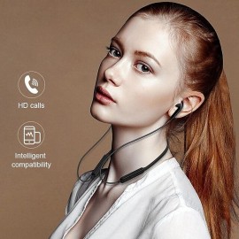 Bluetooth Headphones Neckband Wireless Headset Noise Cancelling Stereo Earbuds Sport Sweatproof Earphones with Mic for IPhone Android Phone
 Bluetooth Headphones Neckband Wireless Headset Noise Cancelling Stereo Earbuds Sport Sweatproof Earphones with Mic for IPhone Android Phone