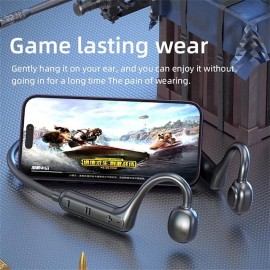 KS-15 Bone Conduction Bluetooth Headphone Sports Earphone Waterproof Wireless Headset With Mic Ear-hook TWS Bass Hifi Stereo
 KS-15 Bone Conduction Bluetooth Headphone Sports Earphone Waterproof Wireless Headset With Mic Ear-hook TWS Bass Hifi Stereo