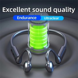 KS-15 Bone Conduction Bluetooth Headphone Sports Earphone Waterproof Wireless Headset With Mic Ear-hook TWS Bass Hifi Stereo
 KS-15 Bone Conduction Bluetooth Headphone Sports Earphone Waterproof Wireless Headset With Mic Ear-hook TWS Bass Hifi Stereo