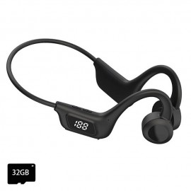 Sports Headphones Bone Conduction Earphones Wireless Bluetooth 5.2 Waterproof  Noise Reduction Headsets Mic MP3 Support SD Card
 Sports Headphones Bone Conduction Earphones Wireless Bluetooth 5.2 Waterproof  Noise Reduction Headsets Mic MP3 Support SD Card