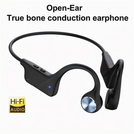 Bone Conduction HeadphonesWireless Open-Ear Headphones With Built-in Mic IPX7 Waterproof Sport Headset For Running Cycling Workout Gym
 Bone Conduction HeadphonesWireless Open-Ear Headphones With Built-in Mic IPX7 Waterproof Sport Headset For Running Cycling Workout Gym