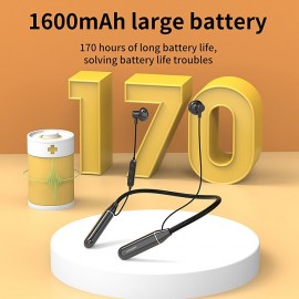 LANGSDOM L5Max neck-mounted sports Bluetooth headset listening to songs semi-in-ear ultra-long battery life noise reduction
