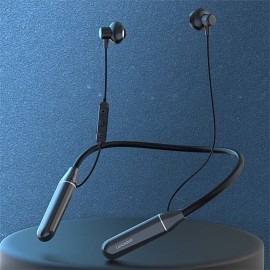 LANGSDOM L5Max neck-mounted sports Bluetooth headset listening to songs semi-in-ear ultra-long battery life noise reduction
