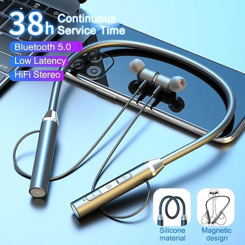 K58 Wireless Headphones Bluetooth Neckband Magnetic Earphones Sport Running Earbuds Waterproof Bluetooth 5.0 Headset With Mic
 K58 Wireless Headphones Bluetooth Neckband Magnetic Earphones Sport Running Earbuds Waterproof Bluetooth 5.0 Headset With Mic