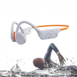 Bone Conduction Earphones Bluetooth Wireless IPX8 Waterproof MP3 Player Hifi Ear-hook Headphone With Mic & 32GB Memory Headset For Swimming
 Bone Conduction Earphones Bluetooth Wireless IPX8 Waterproof MP3 Player Hifi Ear-hook Headphone With Mic & 32GB Memory Headset For Swimming