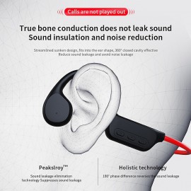 Bone Conduction Earphones Bluetooth Wireless IPX8 Waterproof MP3 Player Hifi Ear-hook Headphone With Mic & 32GB Memory Headset For Swimming
 Bone Conduction Earphones Bluetooth Wireless IPX8 Waterproof MP3 Player Hifi Ear-hook Headphone With Mic & 32GB Memory Headset For Swimming