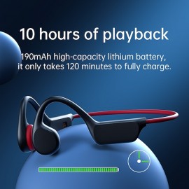 Bone Conduction Earphones Bluetooth Wireless IPX8 Waterproof MP3 Player Hifi Ear-hook Headphone With Mic & 32GB Memory Headset For Swimming
 Bone Conduction Earphones Bluetooth Wireless IPX8 Waterproof MP3 Player Hifi Ear-hook Headphone With Mic & 32GB Memory Headset For Swimming