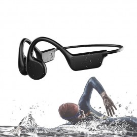 Bone Conduction Earphones Bluetooth Wireless IPX8 Waterproof MP3 Player Hifi Ear-hook Headphone With Mic & 32GB Memory Headset For Swimming
 Bone Conduction Earphones Bluetooth Wireless IPX8 Waterproof MP3 Player Hifi Ear-hook Headphone With Mic & 32GB Memory Headset For Swimming