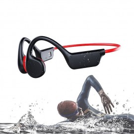Bone Conduction Earphones Bluetooth Wireless IPX8 Waterproof MP3 Player Hifi Ear-hook Headphone With Mic & 32GB Memory Headset For Swimming
 Bone Conduction Earphones Bluetooth Wireless IPX8 Waterproof MP3 Player Hifi Ear-hook Headphone With Mic & 32GB Memory Headset For Swimming