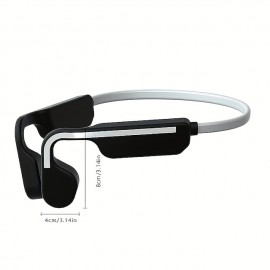 Wireless Bone Conduction TWS Audio Headphones Ear Mounted Sports Headphones Wireless Connection Sporty Waterproof Earless Design Long Battery Life Light Weight And Easy To Wear
 Wireless Bone Conduction TWS Audio Headphones Ear Mounted Sports Headphones Wireless Connection Sporty Waterproof Earless Design Long Battery Life Light Weight And Easy To Wear
