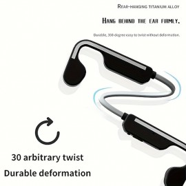 Wireless Bone Conduction TWS Audio Headphones Ear Mounted Sports Headphones Wireless Connection Sporty Waterproof Earless Design Long Battery Life Light Weight And Easy To Wear
 Wireless Bone Conduction TWS Audio Headphones Ear Mounted Sports Headphones Wireless Connection Sporty Waterproof Earless Design Long Battery Life Light Weight And Easy To Wear