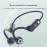 Wireless 5.3 Headset Wireless Earphones TWS Earphone Waterproof Neckband Air Conduction Earbuds 3D Stereo For Sports Running Movie Music Compatible With All Phones For IPhone Android Samsung