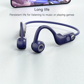 Wireless 5.3 Headset Wireless Earphones TWS Earphone Waterproof Neckband Air Conduction Earbuds 3D Stereo For Sports Running Movie Music Compatible With All Phones For IPhone Android Samsung
 Wireless 5.3 Headset Wireless Earphones TWS Earphone Waterproof Neckband Air Conduction Earbuds 3D Stereo For Sports Running Movie Music Compatible With All Phones For IPhone Android Samsung