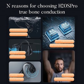 Wireless Bone Conduction Headphones, Sports Swimming And Running Exercise, Waterproof And Noise Reduction
