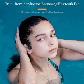 Wireless Bone Conduction Headphones, Sports Swimming And Running Exercise, Waterproof And Noise Reduction
