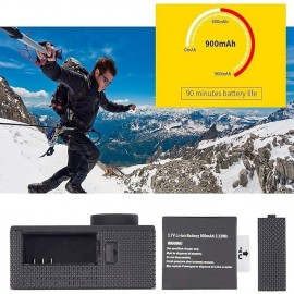 1080p 12MP Action Camera Full HD 2.0 Inch Screen 30 m 98 Foot Waterproof Sports Camera with Accessories Kits for Bicycle Motorcycle Diving Swimming etc
 1080p 12MP Action Camera Full HD 2.0 Inch Screen 30 m 98 Foot Waterproof Sports Camera with Accessories Kits for Bicycle Motorcycle Diving Swimming etc