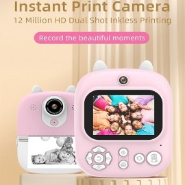 2.4inch P2 children print camera 800mA Thermal Printer Kids Digital Photo Camera