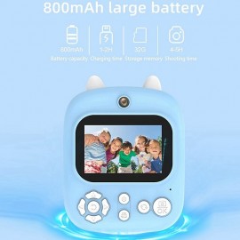 2.4inch P2 children print camera 800mA Thermal Printer Kids Digital Photo Camera
 2.4inch P2 children print camera 800mA Thermal Printer Kids Digital Photo Camera