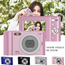 New Small Portable Digital Camera With 4400W Pixel HD Screen HD 8x Zoom Suitable For Home Free Shipping Hot Sale