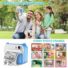 Children's Instant Print Camera 32G With Thermal Printer Kids Digital Photo Camera Girl's Toy Child Camera Video Boy's Birthday Christmas Gift
 Children's Instant Print Camera 32G With Thermal Printer Kids Digital Photo Camera Girl's Toy Child Camera Video Boy's Birthday Christmas Gift