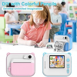 Children's Instant Print Camera 32G With Thermal Printer Kids Digital Photo Camera Girl's Toy Child Camera Video Boy's Birthday Christmas Gift
 Children's Instant Print Camera 32G With Thermal Printer Kids Digital Photo Camera Girl's Toy Child Camera Video Boy's Birthday Christmas Gift