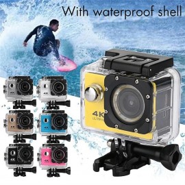 4K Ultra HD Action Camera 4K/30fps WiFi 2 inch 170D Underwater Waterproof Helmet Video Recording Sport Cameras Outdoor Camcorders
 4K Ultra HD Action Camera 4K/30fps WiFi 2 inch 170D Underwater Waterproof Helmet Video Recording Sport Cameras Outdoor Camcorders