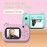 Kids Instant Printing Camera Mini Digital Camera With HD Video Recording Dual Lens Thermal Photo Paper Christmas Gift Boys Girls