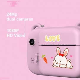 Kids Instant Printing Camera Mini Digital Camera With HD Video Recording Dual Lens Thermal Photo Paper Christmas Gift Boys Girls
 Kids Instant Printing Camera Mini Digital Camera With HD Video Recording Dual Lens Thermal Photo Paper Christmas Gift Boys Girls
