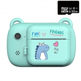 Kids Instant Printing Camera Mini Digital Camera With HD Video Recording Dual Lens Thermal Photo Paper Christmas Gift Boys Girls
 Kids Instant Printing Camera Mini Digital Camera With HD Video Recording Dual Lens Thermal Photo Paper Christmas Gift Boys Girls