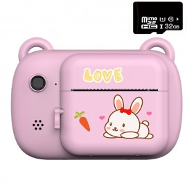 Kids Instant Printing Camera Mini Digital Camera With HD Video Recording Dual Lens Thermal Photo Paper Christmas Gift Boys Girls
 Kids Instant Printing Camera Mini Digital Camera With HD Video Recording Dual Lens Thermal Photo Paper Christmas Gift Boys Girls