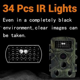 36MP 1080P PR3000 Trail Camera With Night Vision Motion Activated 0.2S Trigger Time Waterproof Outdoor Wildlife Hunting Camera
 36MP 1080P PR3000 Trail Camera With Night Vision Motion Activated 0.2S Trigger Time Waterproof Outdoor Wildlife Hunting Camera